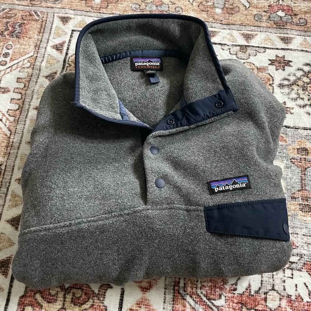 MENS PATAGONIA SYNCHILLA SNAP-T FLEECE PULLOVER
